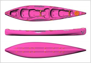 mazowe 2 seater double kayak features
