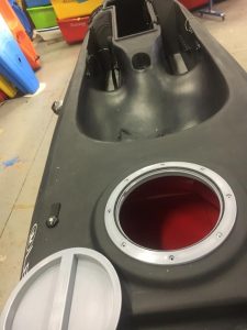 waterproof rear hatch insert