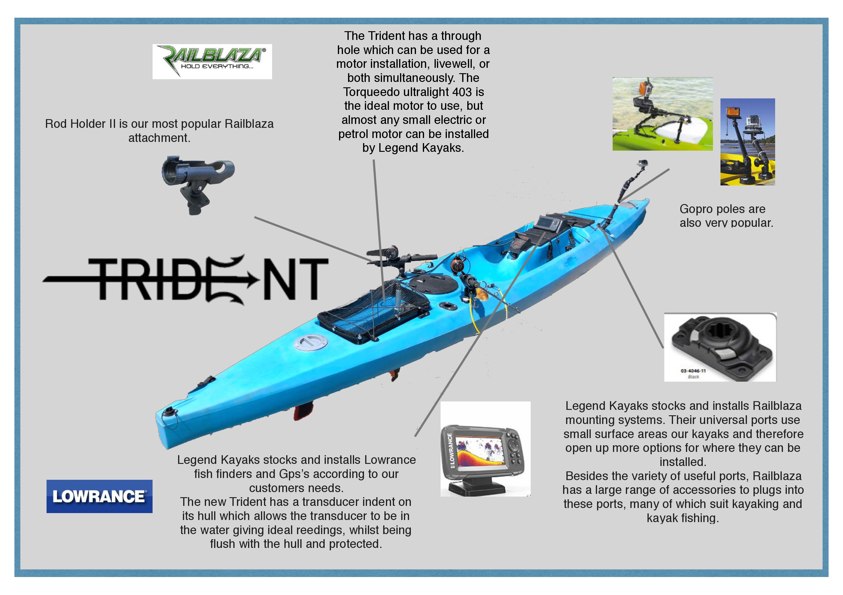 Trident Fishing Kayak  Kayak-SA - Kayaks and Fishing Kayak Suppliers